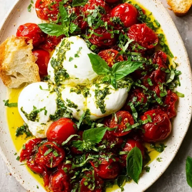 Salade Tomate Burrata Basilic
