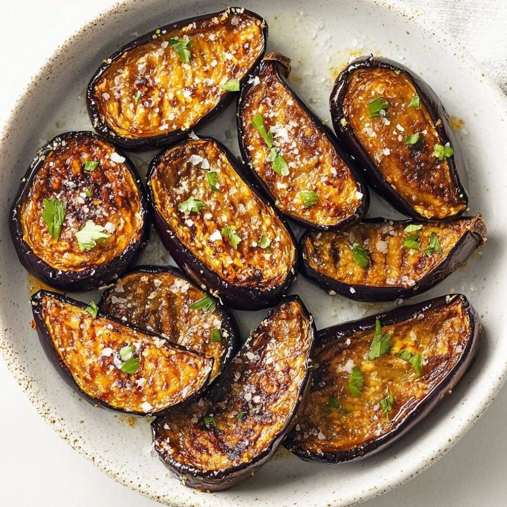 aubergine grillée au four