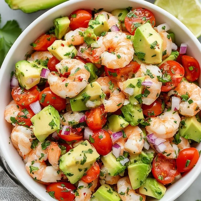 Salade Fraîcheur Crevette Avocat