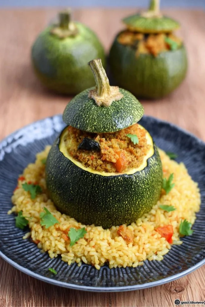 recette de Courgette Farcie Végétarienne