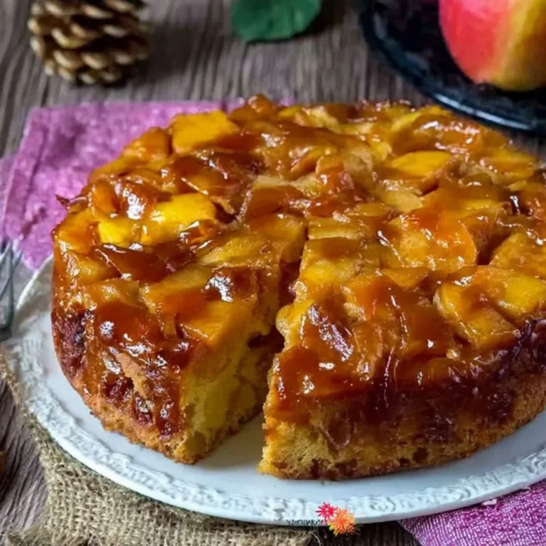 Gâteau aux Pommes Caramélisées