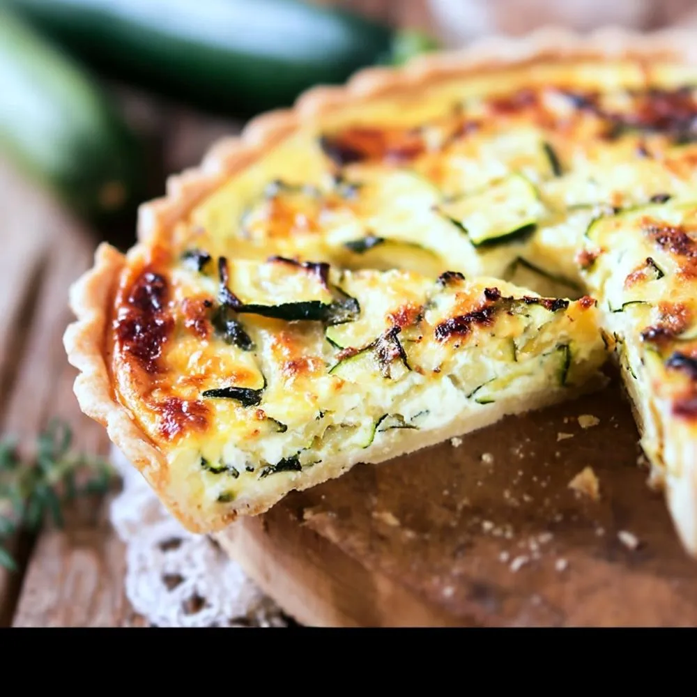 Quiche Courgette Légère et Savoureuse