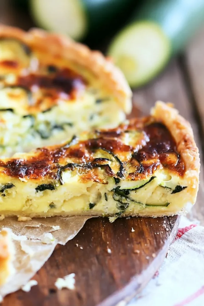 Quiche Courgette maison