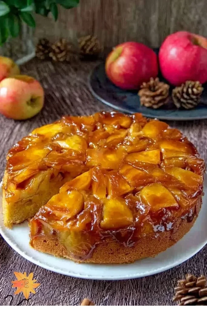 recette Gâteau aux Pommes Caramélisées