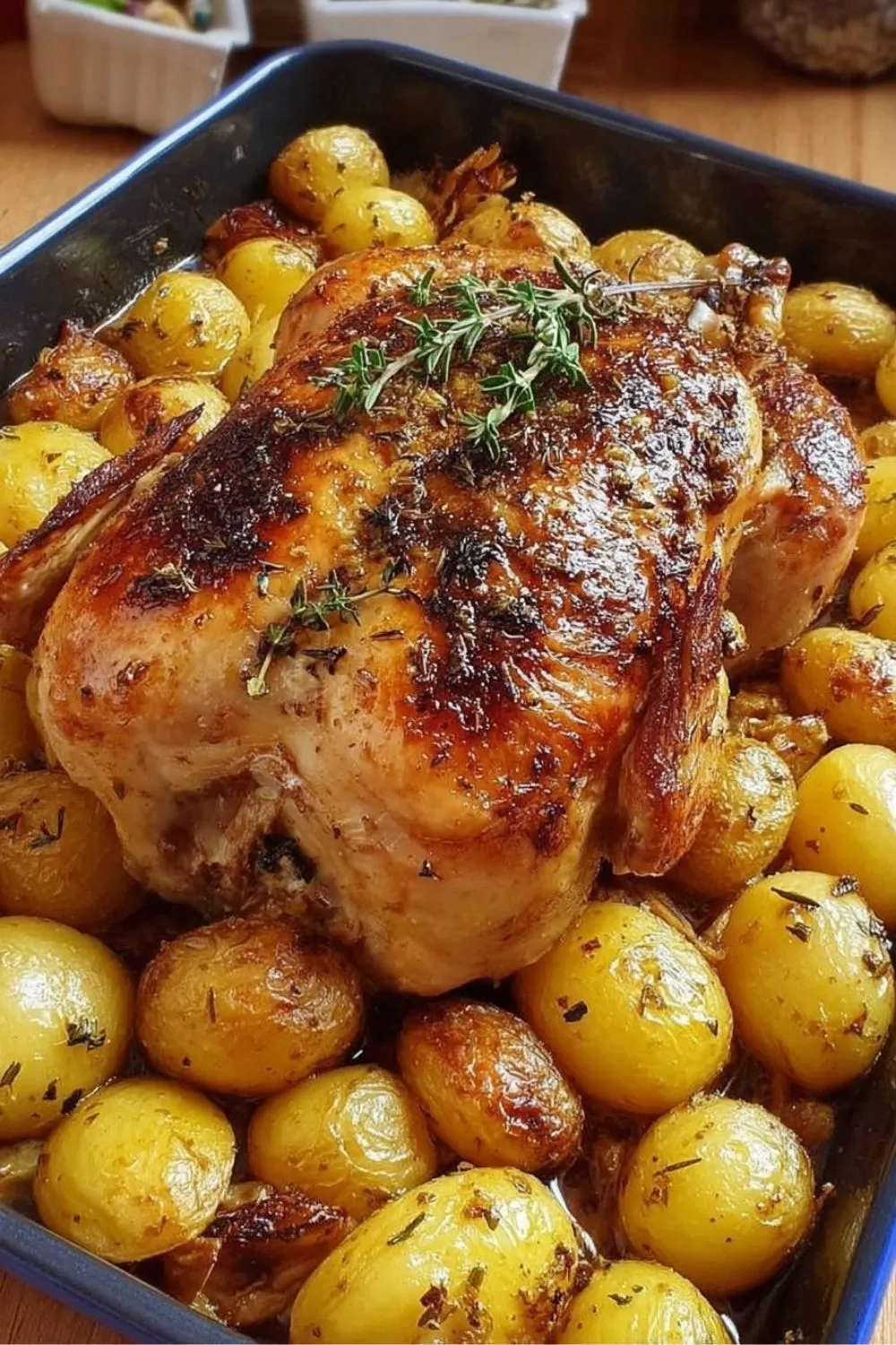 Poulet rôti au four