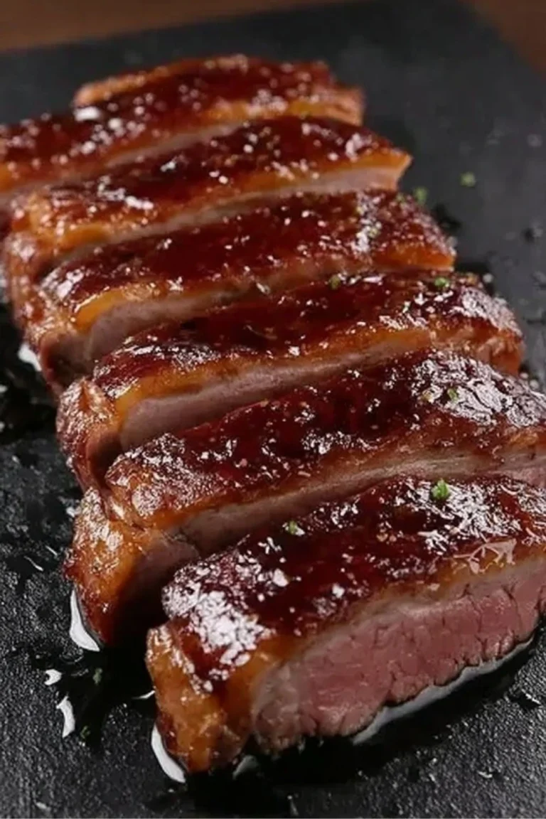 recette Magret de canard au four au miel