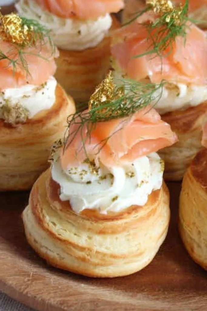 recette Vol au vent saumon