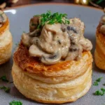 recette de vol au vent poulet champignons