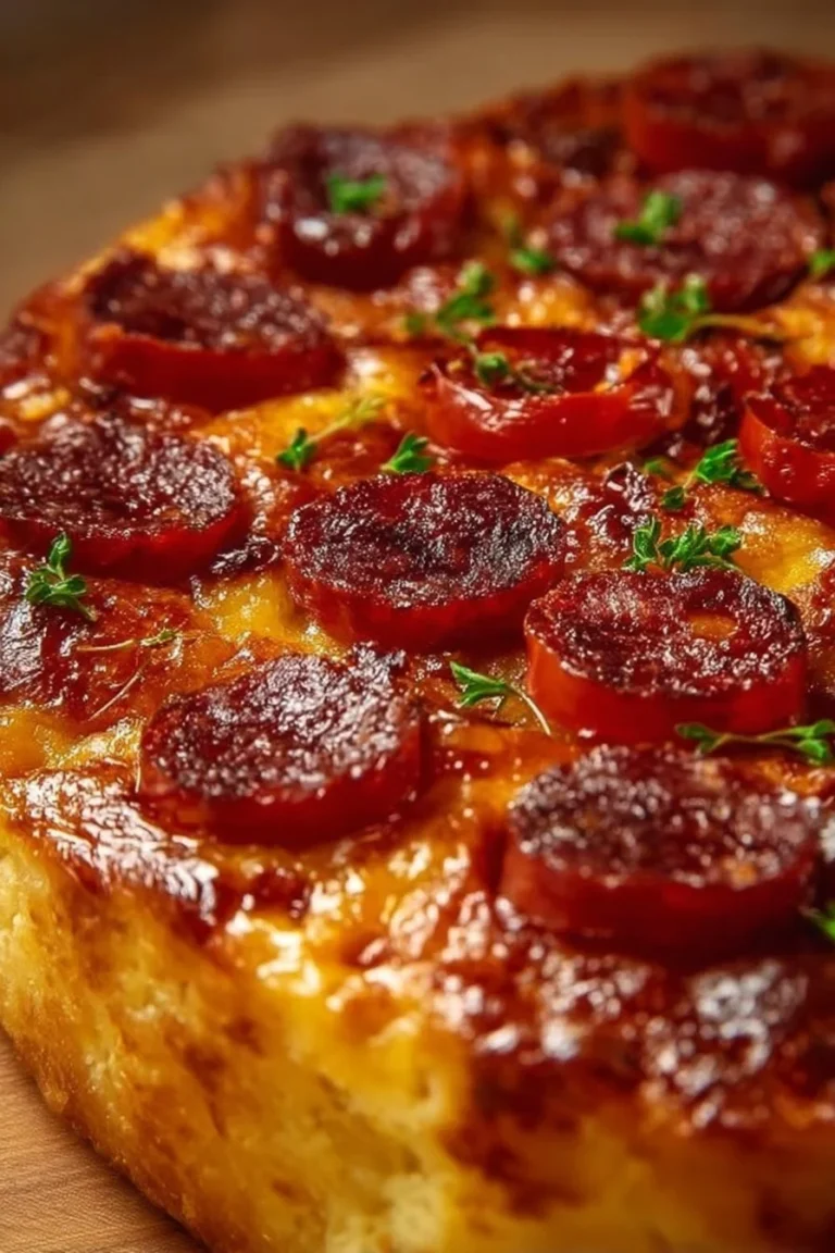 Recette de cake au chorizo savoureux et épicé, idéal pour les apéritifs.