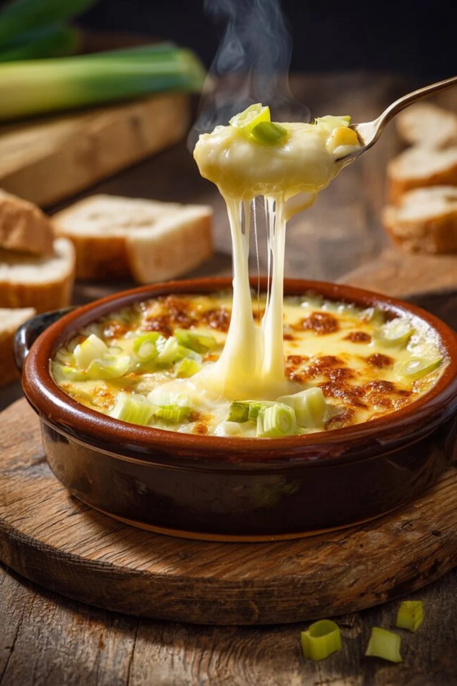 Croziflette aux poireaux, une recette savoureuse et facile à réaliser.