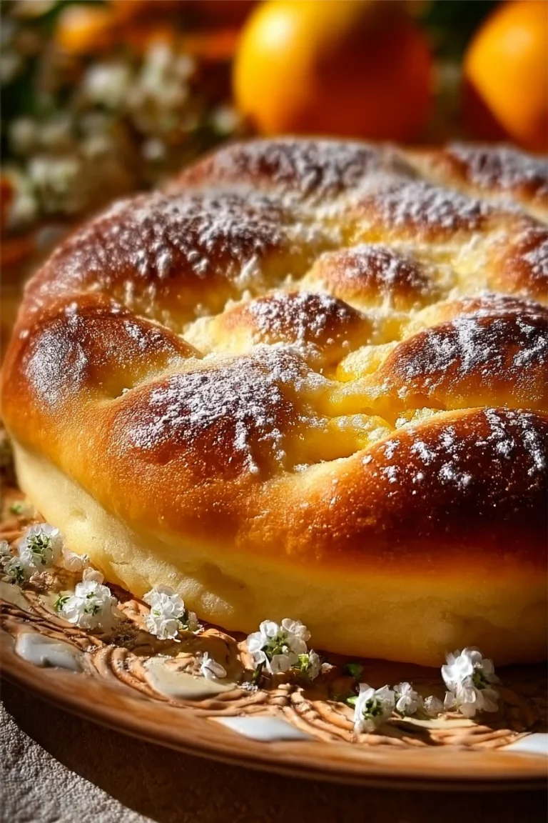 Fougasse sucrée à la fleur d'oranger, une douceur parfumée et moelleuse.