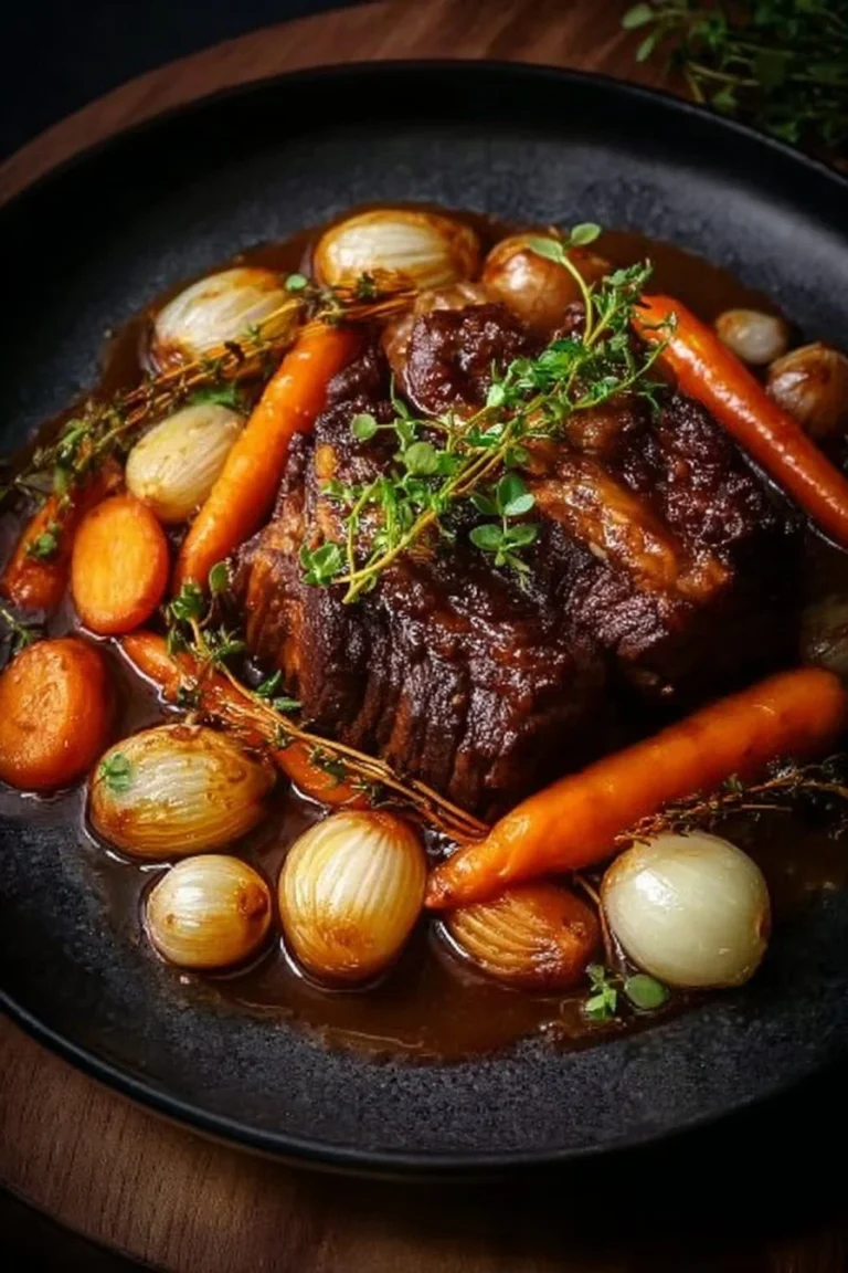 Recette de joue de bœuf mijotée façon grand-mère, plat traditionnel français