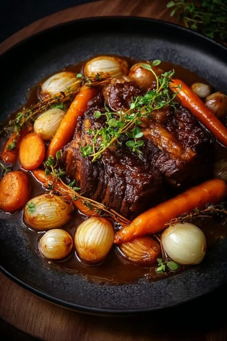Recette de joue de bœuf mijotée façon grand-mère, plat traditionnel français