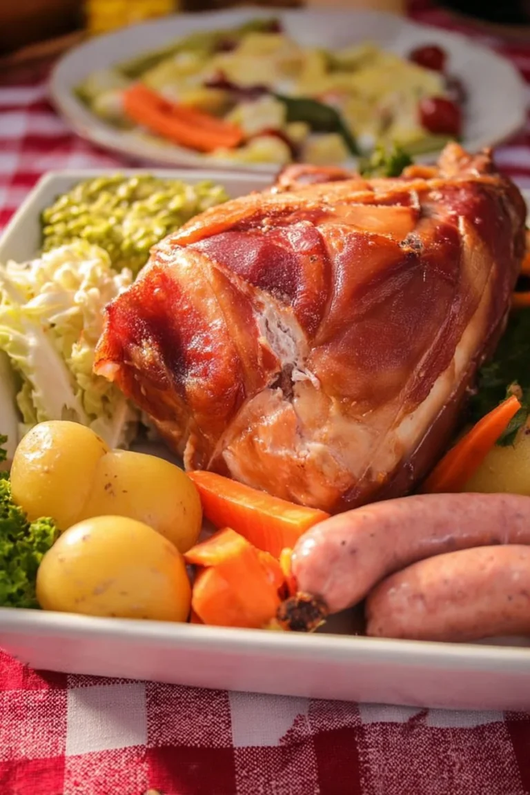 Potée Auvergnate traditionnelle avec légumes et viande