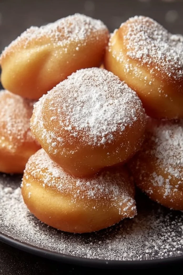 Beignets de Carnaval croustillants saupoudrés de sucre