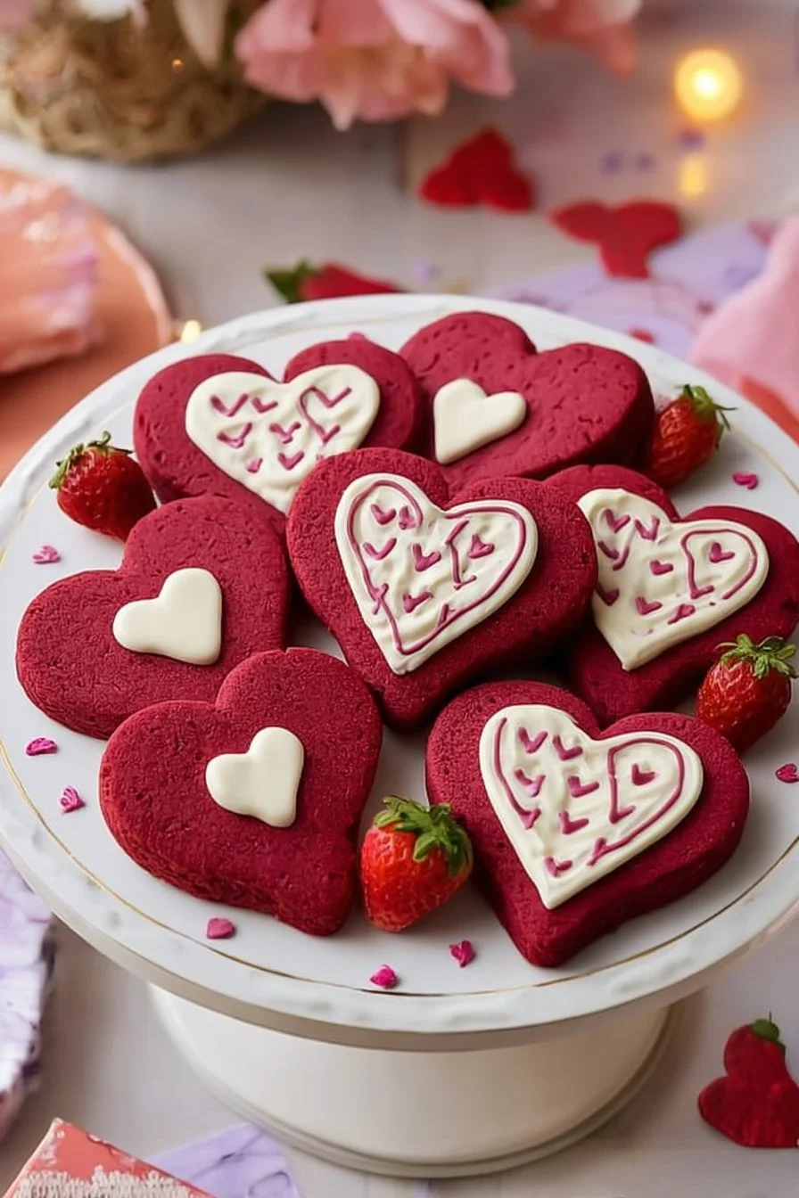 Biscuits de la Saint-Valentin décorés avec amour et passion