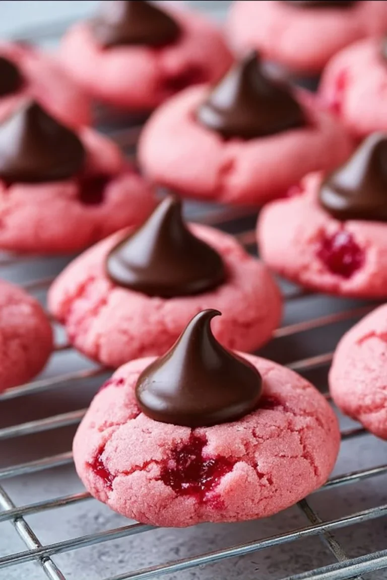 Biscuits Kiss à la Cerise, délicieuses gourmandises sucrées.