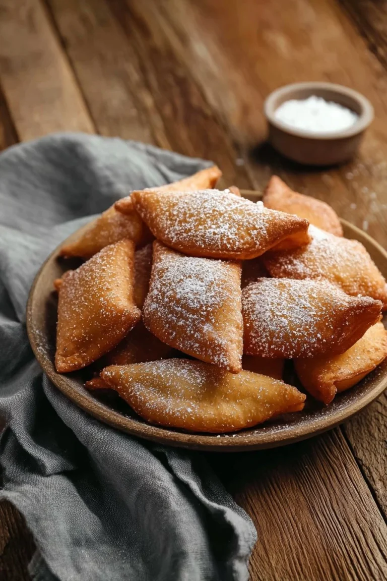Bugnes Lyonnaises croustillantes, beignets traditionnels lyonnais.