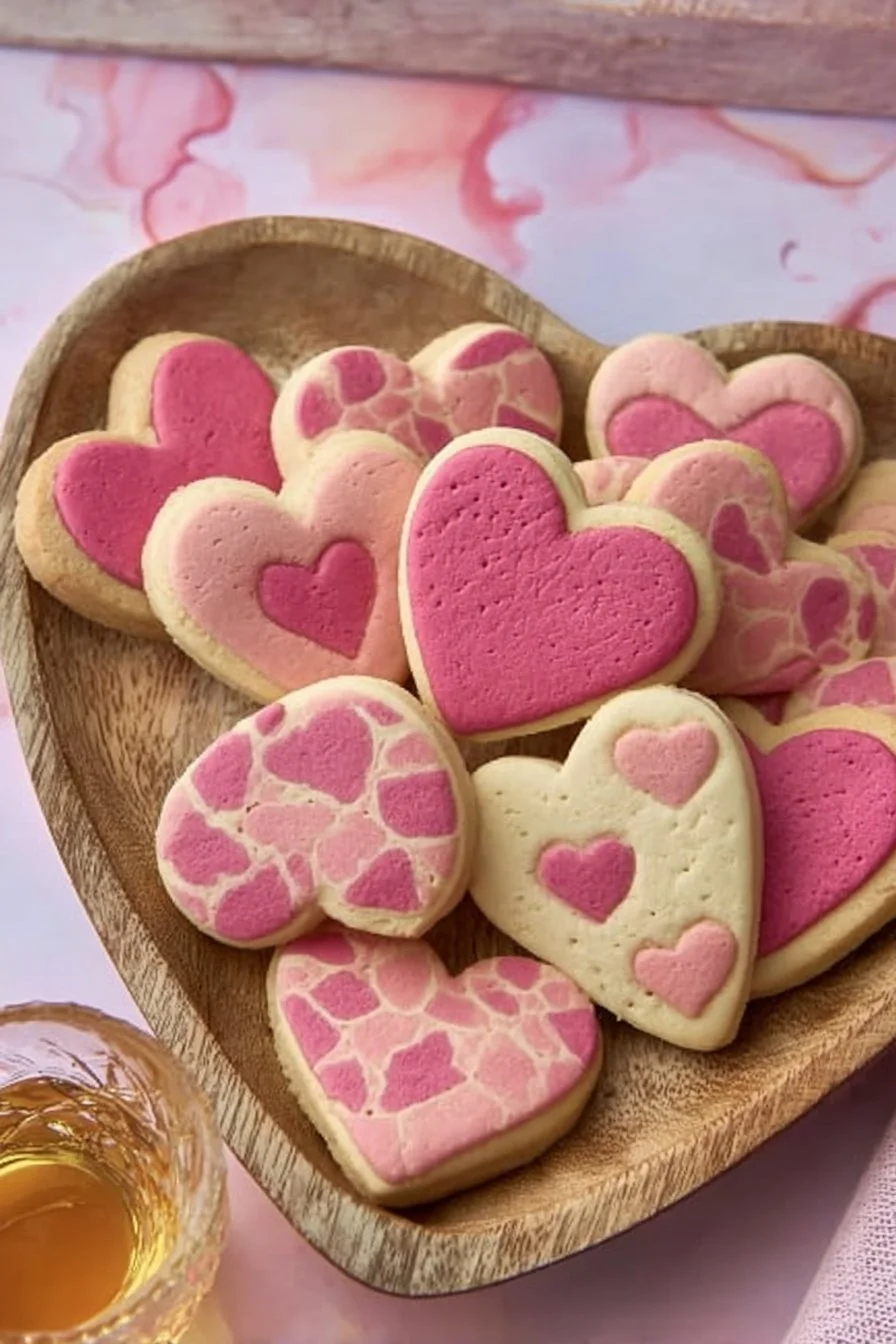 Des petits cœurs à croquer pour la Saint-Valentin, parfaits pour les amoureux.