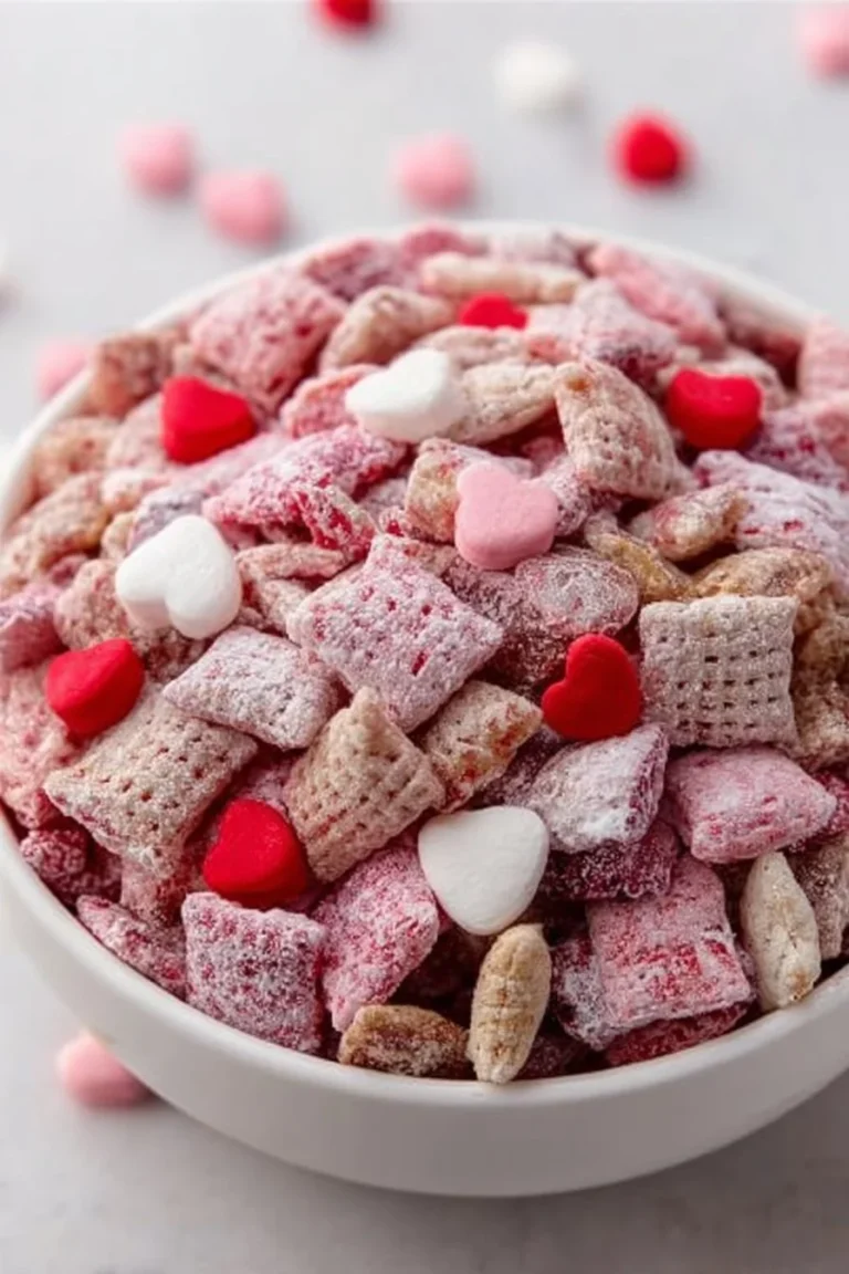 Muddy Buddies de la Saint-Valentin, un délicieux mélange sucré pour les amoureux
