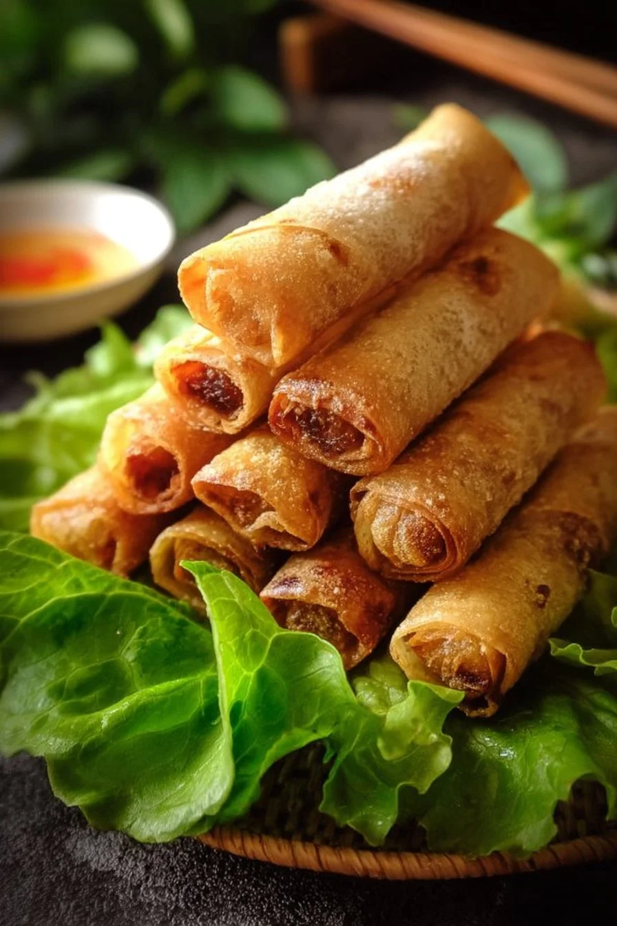 Nems traditionnels vietnamiens croustillants et savoureux