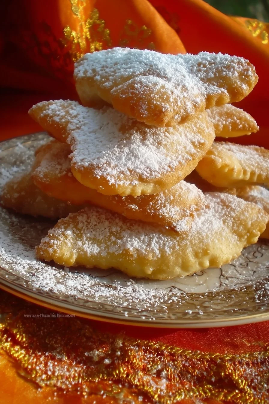 Délicieuses oreillettes croustillantes, parfaites pour les gourmands.