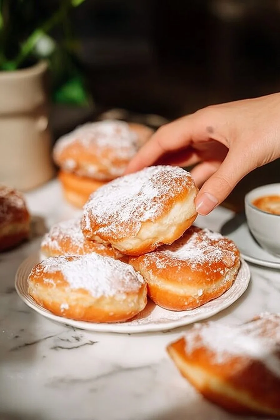 Bugnes moelleuses fraîchement préparées, recette traditionnelle de boulangerie.