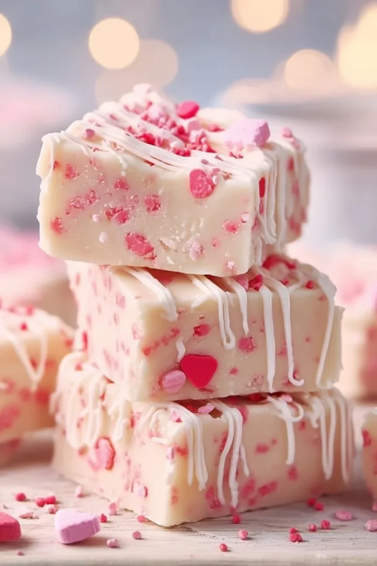 Fudge de Saint-Valentin aux biscuits sucrés - recette délicieuse et festive