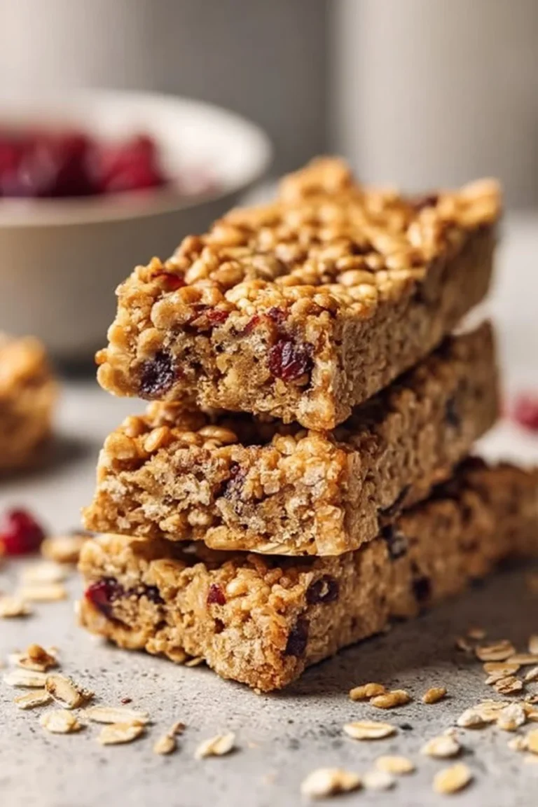 Barres d'avoine maison, un en-cas sain et gourmand.