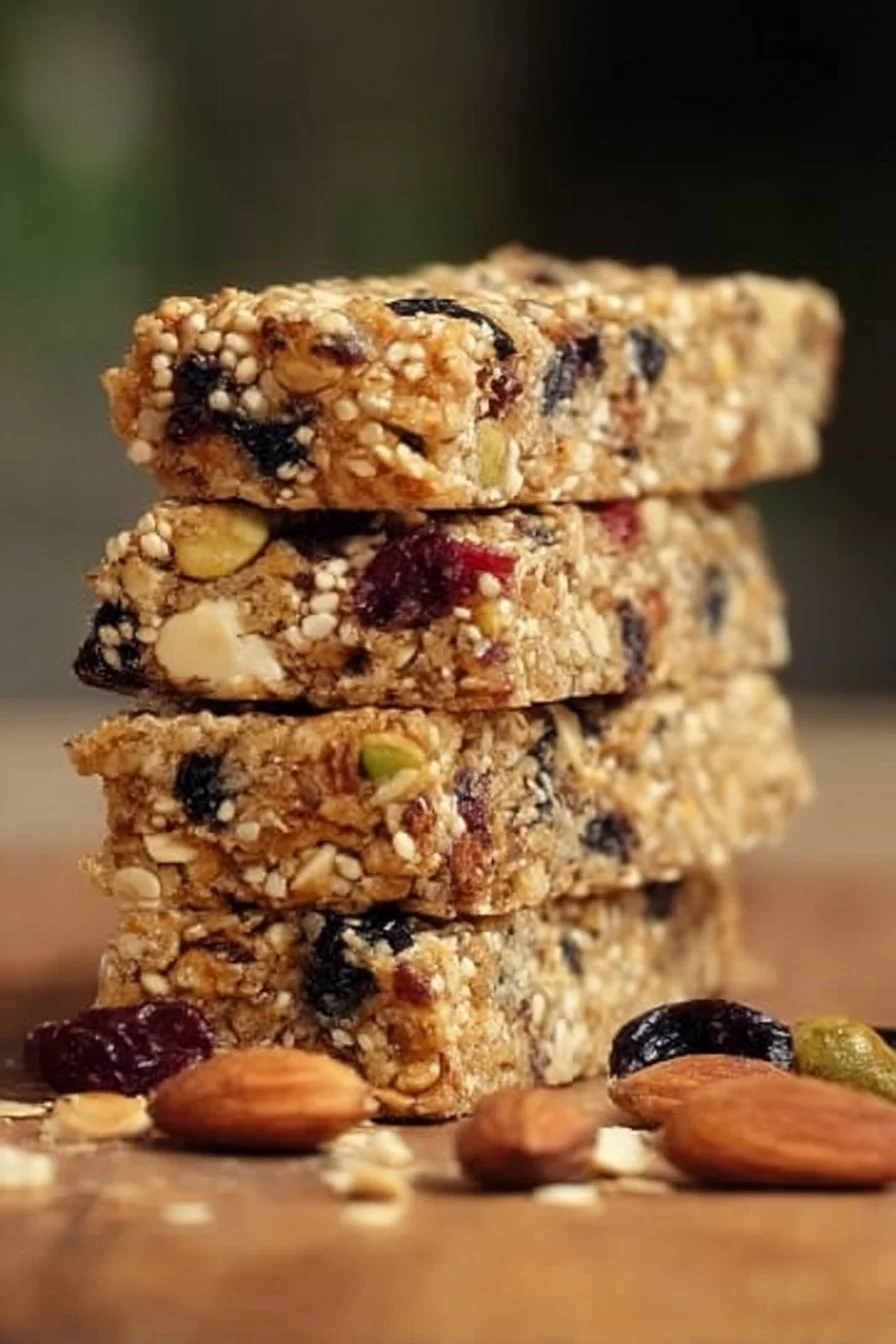 Recette de barres de céréales maison faites avec des ingrédients sains et naturels.