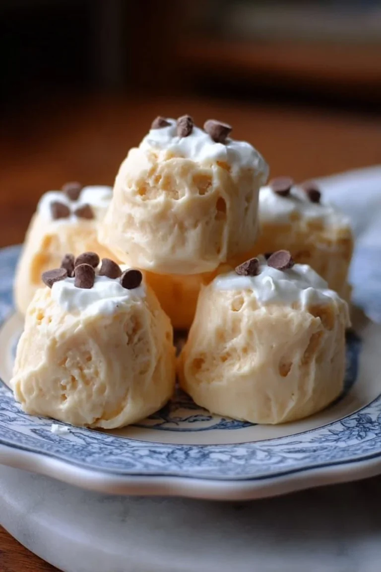 Bouchées glacées au yaourt grec servies dans une coupe