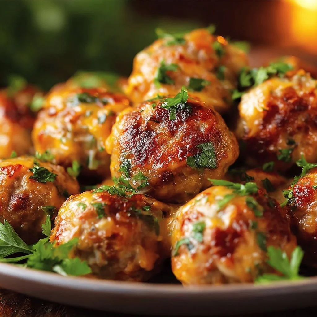 Boulettes de poulet au fromage, délicieuses et faciles à préparer