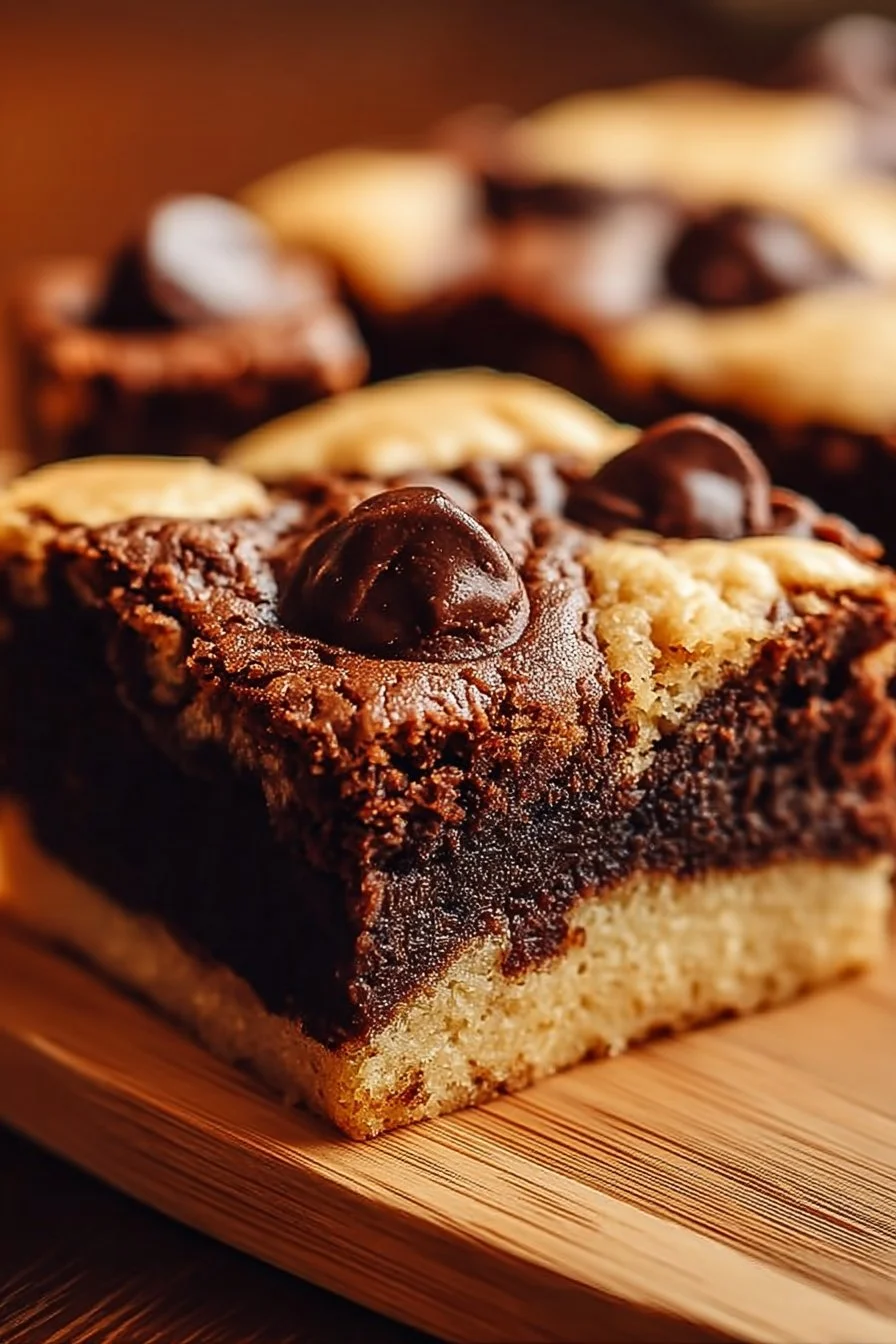 Brookie allégé et moelleux sans beurre, sans sucre, délicieuse recette saine