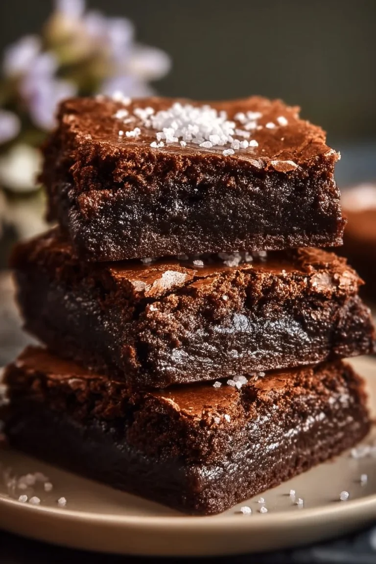 Brownies sans sucre, un dessert savoureux et sain au chocolat.