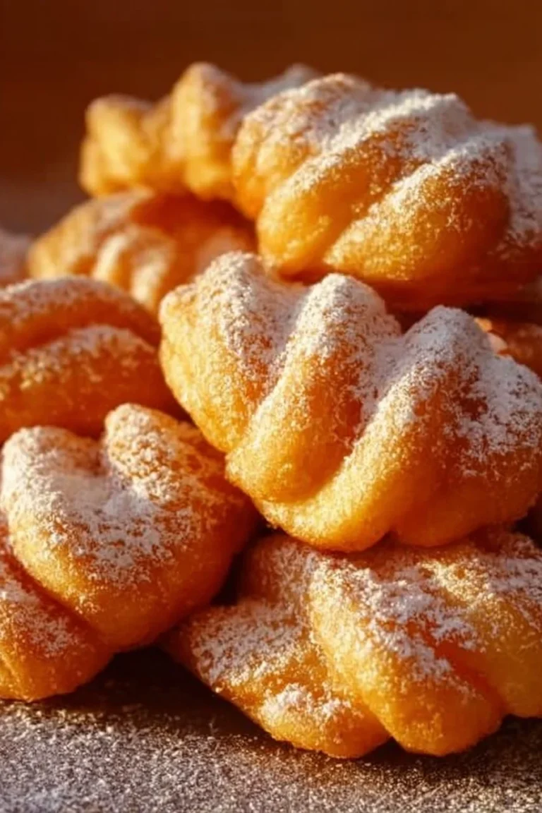 Bugnes légères au four, croustillantes et délicieuses, idéales pour le Carnaval