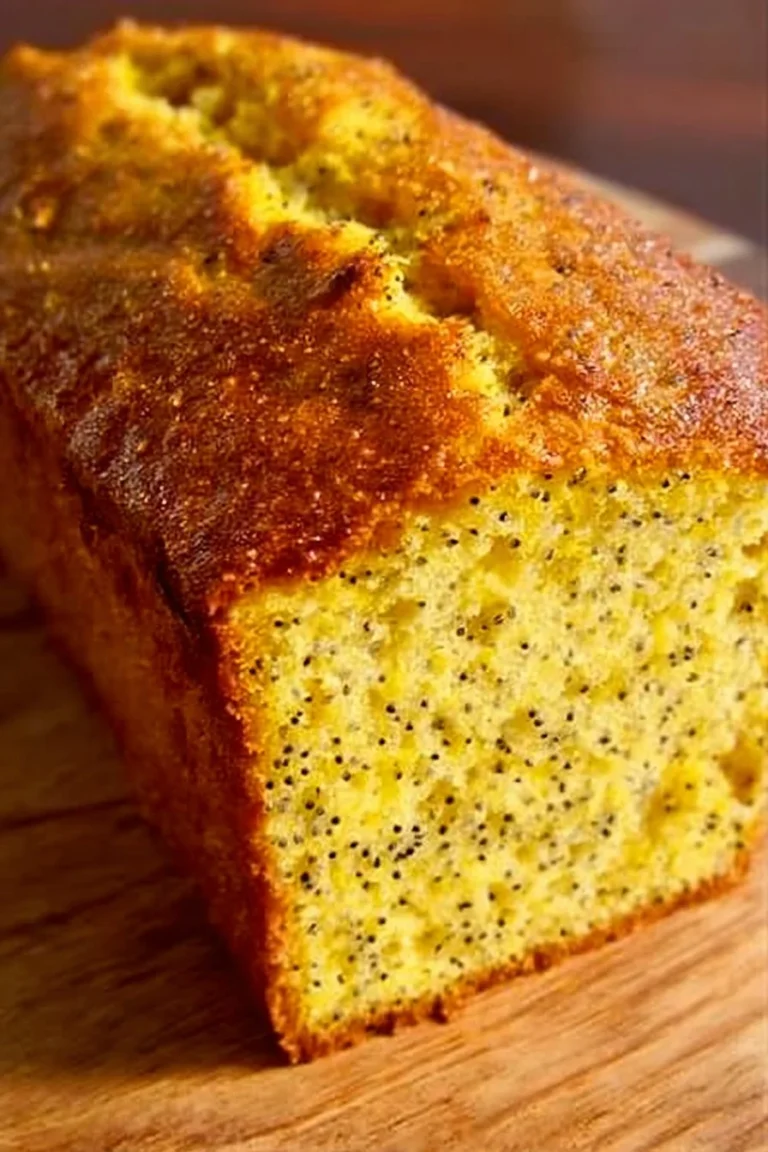 Recette de cake au citron avec graines de chia, savoureux et léger.