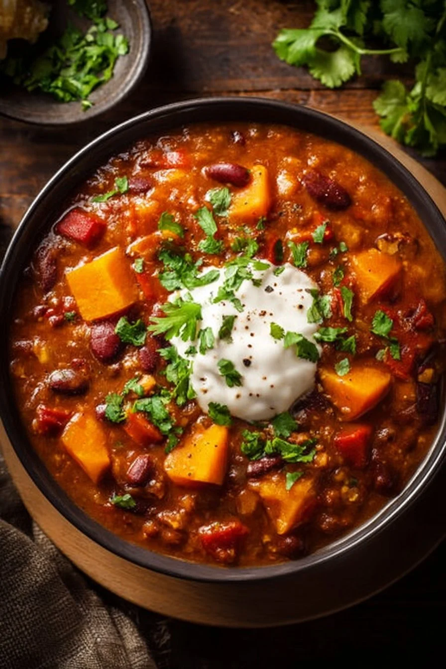 Recette de Chili à la Citrouille, un plat savoureux et réconfortant.