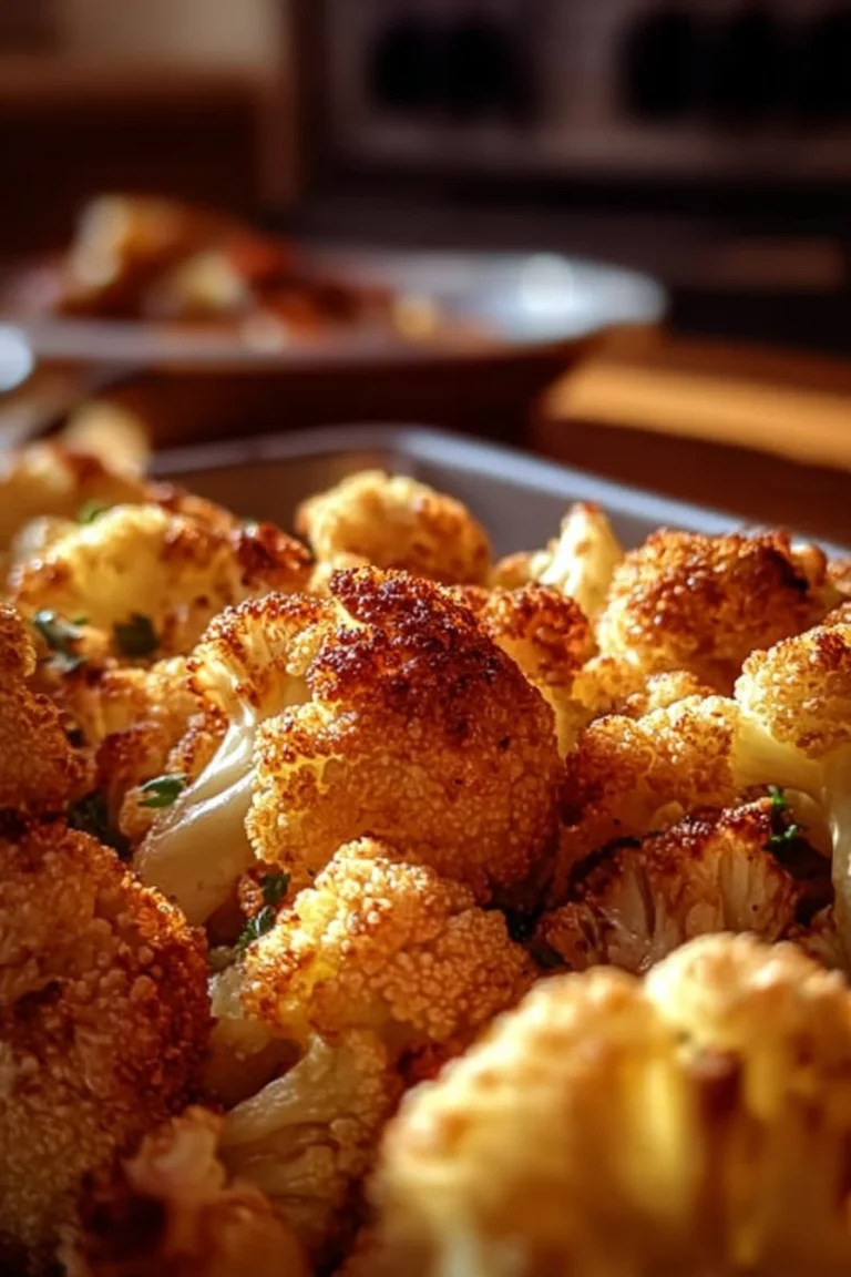 Chou-Fleur Croustillant préparé au four et à l’air fryer, croustillant et délicieux.