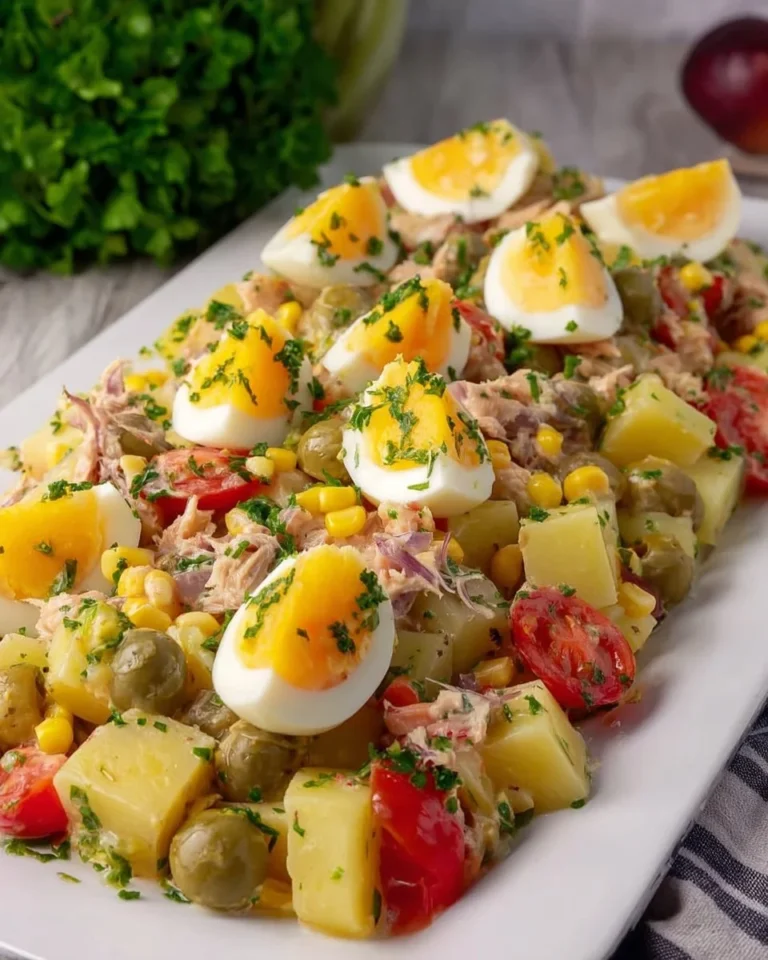 Crêpes salées farcies au thon et au fromage sur une assiette