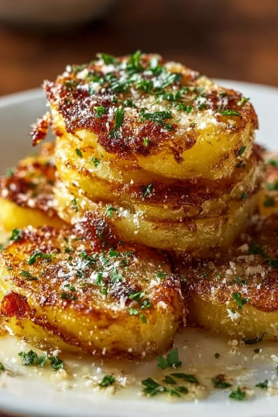 Pommes de terre croustillantes au parmesan