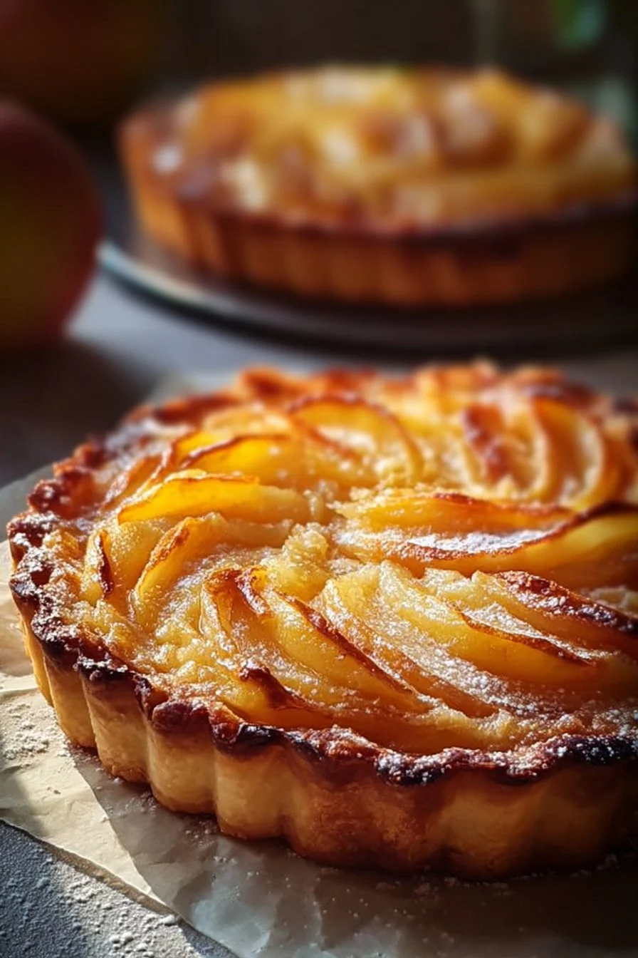 Croustade pomme délicieuse faite maison avec des pommes fraîches