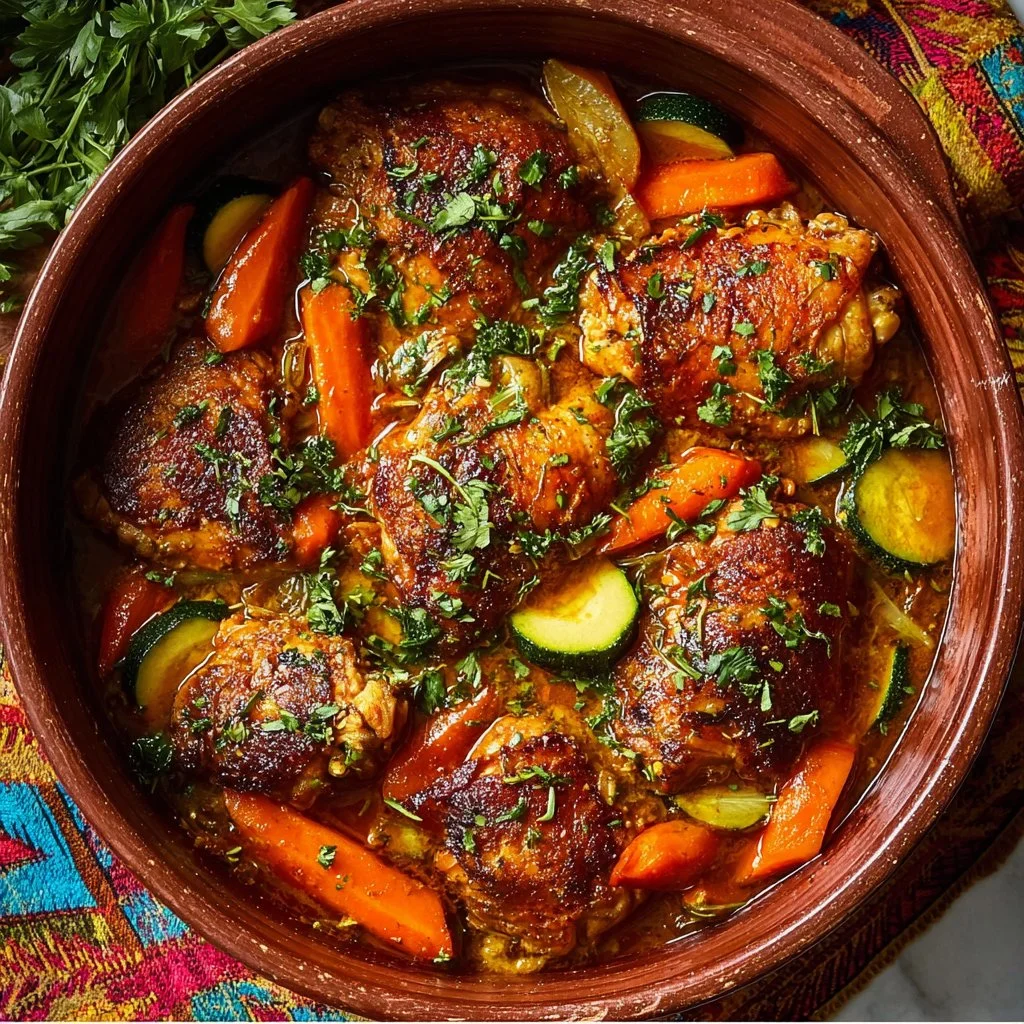 Gratin de poulet doré et savoureux, prêt à être dégusté.