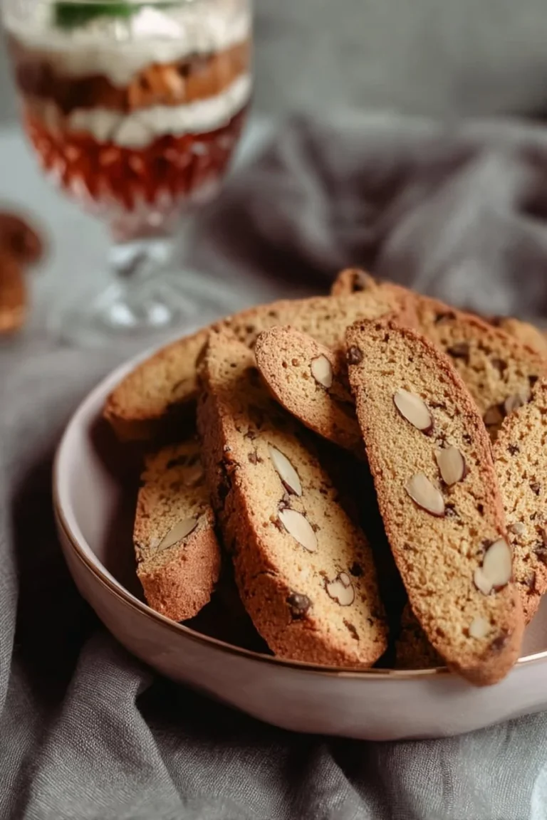 Fekkas marocains aux amandes sur une assiette traditionnelle marocaine.