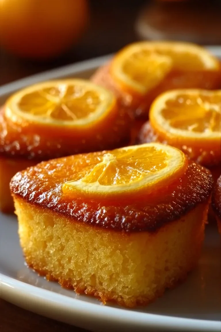 Financiers à l'orange moelleux et dorés, parfaits pour un dessert délicieux.