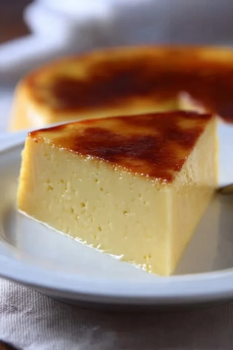 Flan pâtissier léger WW à 2 SP décoré avec des fruits frais