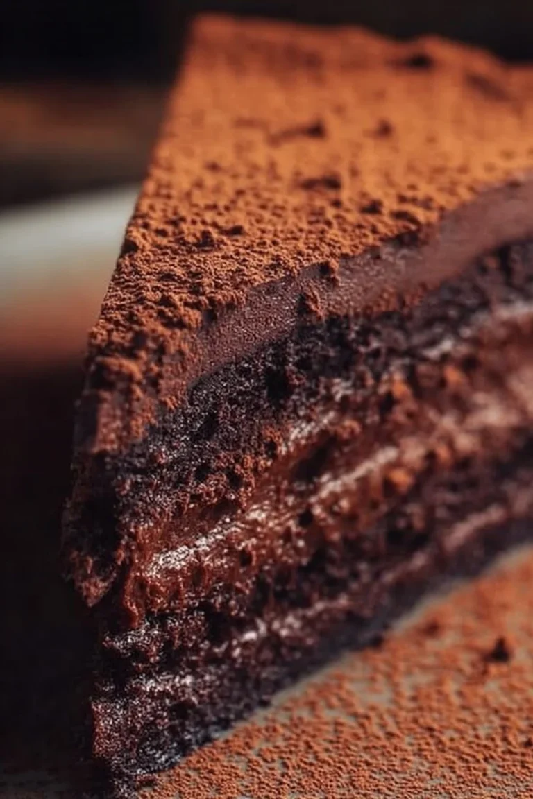 Gâteau au chocolat fondant de Pierre Hermé, riche et délicieux, sur une assiette élégante.