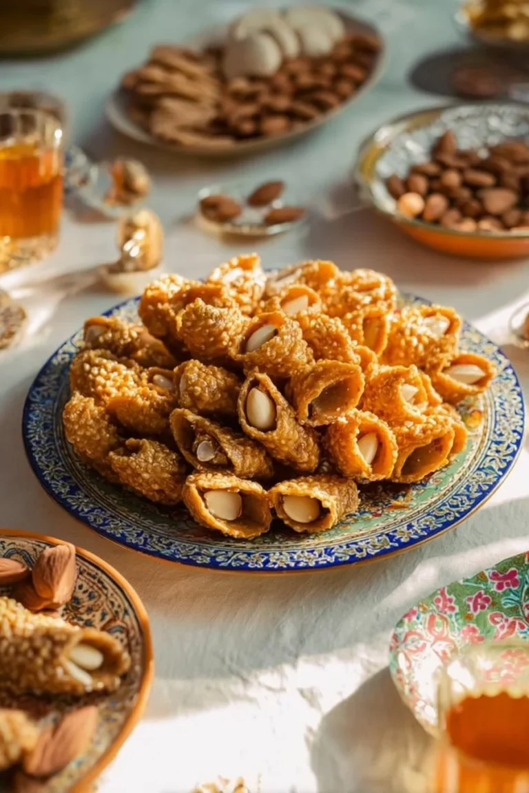 Gâteau au sésame et miel Blighates, dessert savoureux et traditionnel.