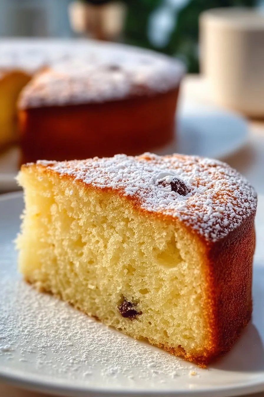 Gâteau au yaourt extra moelleux avec une consistance légère et aérée
