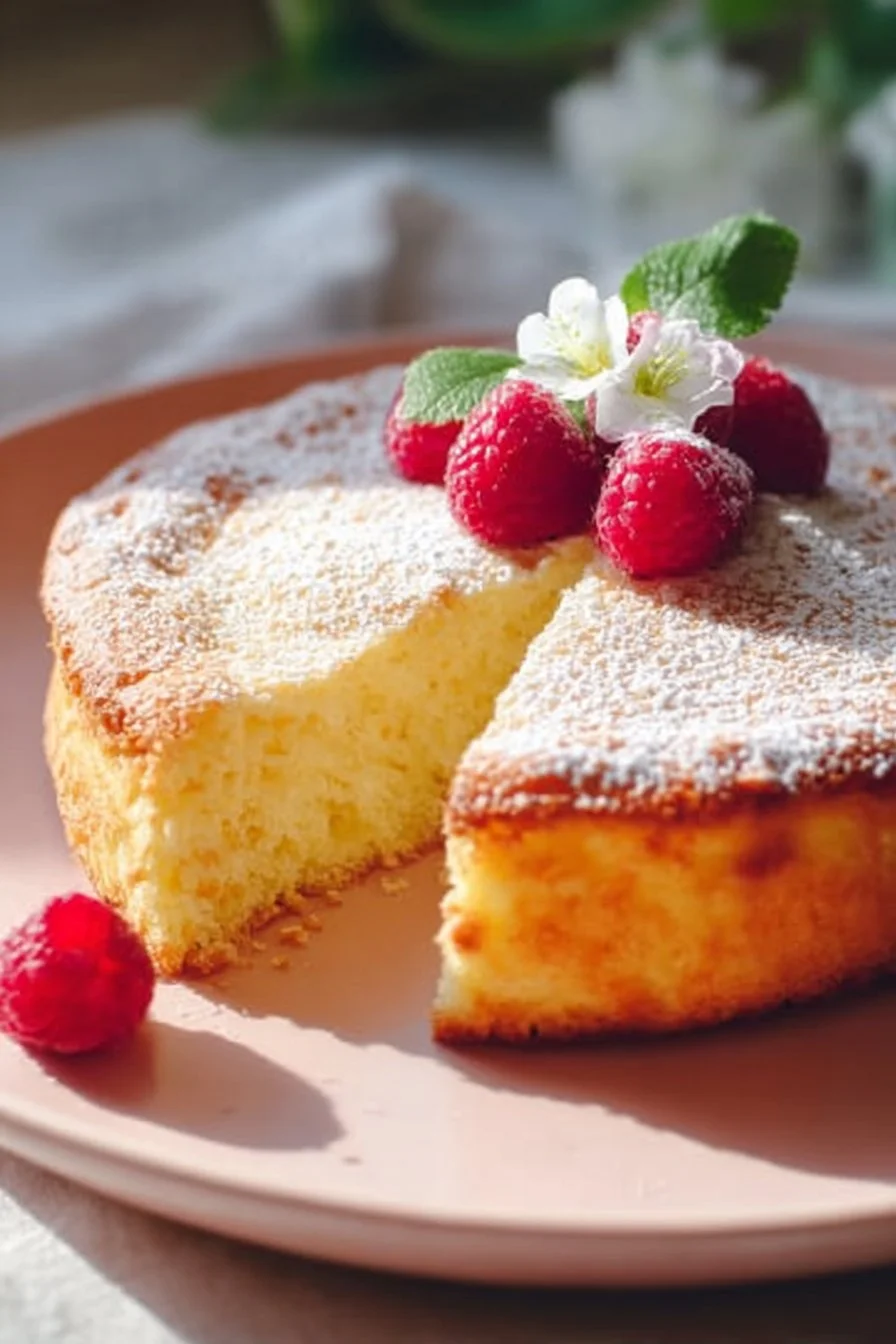 Gâteau au yaourt sans farine, moelleux et savoureux, idéal pour sans gluten.