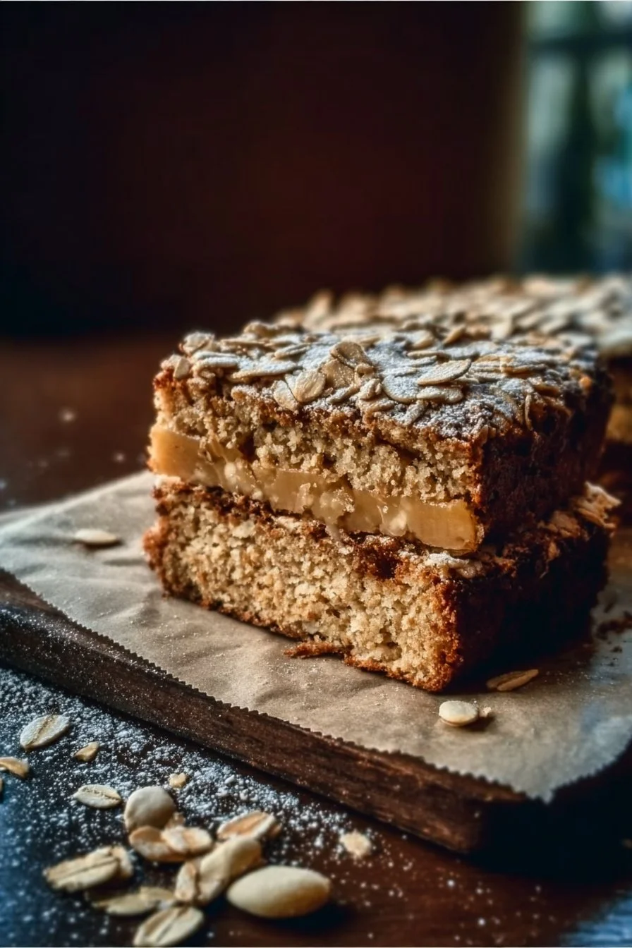 Gâteau diététique aux flocons d'avoine, dessert healthy et savoureux